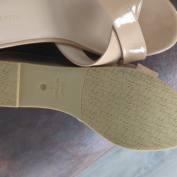 New Stuart Weitzman Avenue 65 Flatform Wedge Slide Sandal Size 8 - Picture 5 of 5